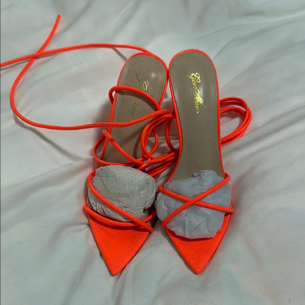 Women's Orange Heels